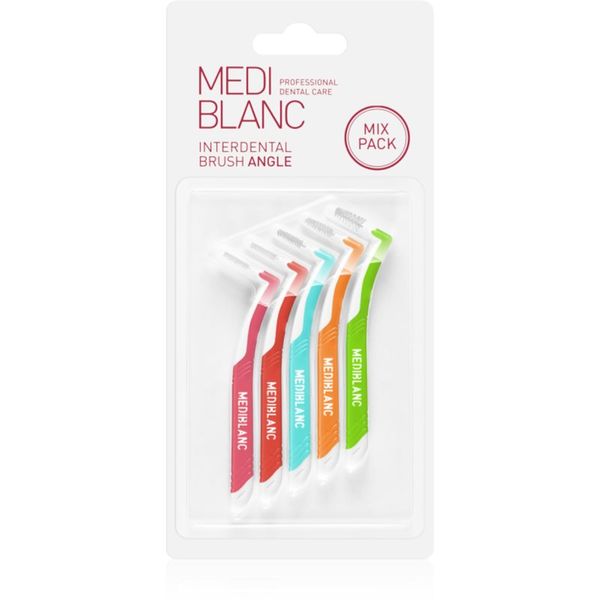 MEDIBLANC MEDIBLANC Interdental Pick-brush Angle междузъбна четка 5 бр Mix kit 5 бр.