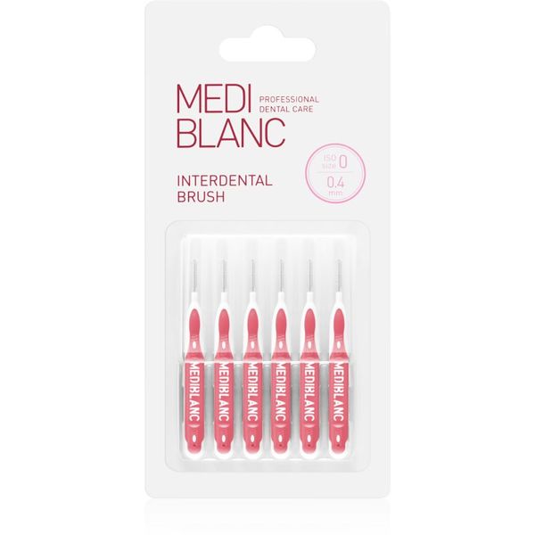 MEDIBLANC MEDIBLANC Interdental Pick-brush междузъбна четка 0,4 mm Pink 6 бр.