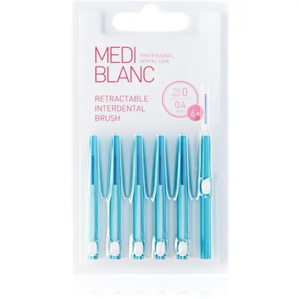 MEDIBLANC MEDIBLANC Interdental TB Pull Out System 0.4 mm изваждаща се интердентална четка 6 бр.