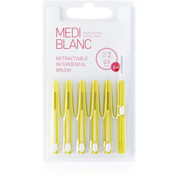 MEDIBLANC MEDIBLANC Interdental TB Pull Out System 0.5mm изваждаща се интердентална четка 6 бр.