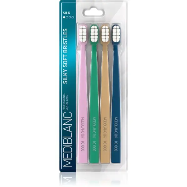 MEDIBLANC MEDIBLANC Toothbrush Silk четка за зъби с фини влакна 4 бр.