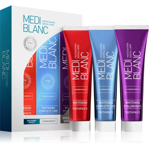 MEDIBLANC MEDIBLANC Whitening Toothpastes Set комплект с избелващ ефект 3x100 мл.