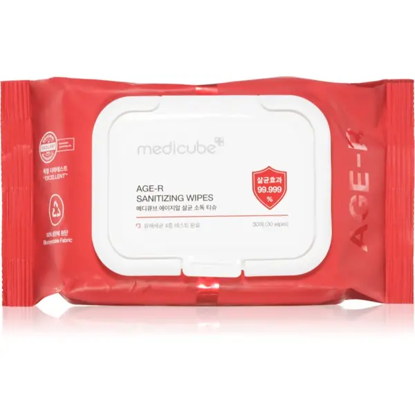 Medicube Medicube Age-R Sanitizing Wipes мокри кърпички 30 бр.
