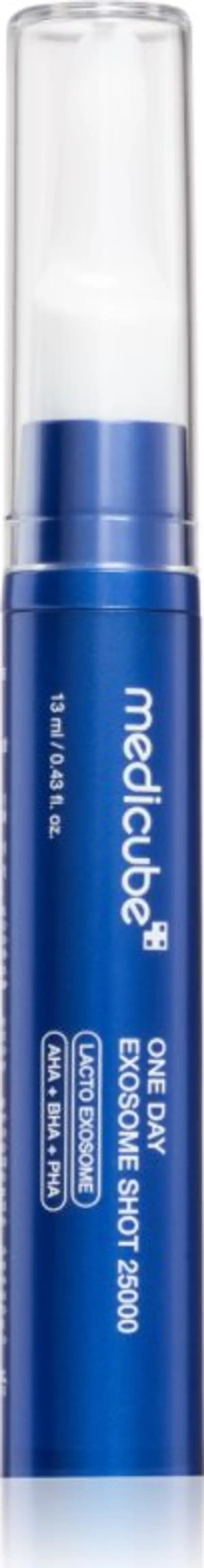 Medicube medicube One Day Exosome Shot 25000 ампули за интензивно обновяване на кожата за разширени пори 13 мл.