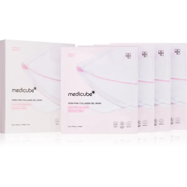 Medicube Medicube PDRN Pink Collagen Gel Mask маска с лифтинг и стягащ ефект с колаген 4x28 гр.