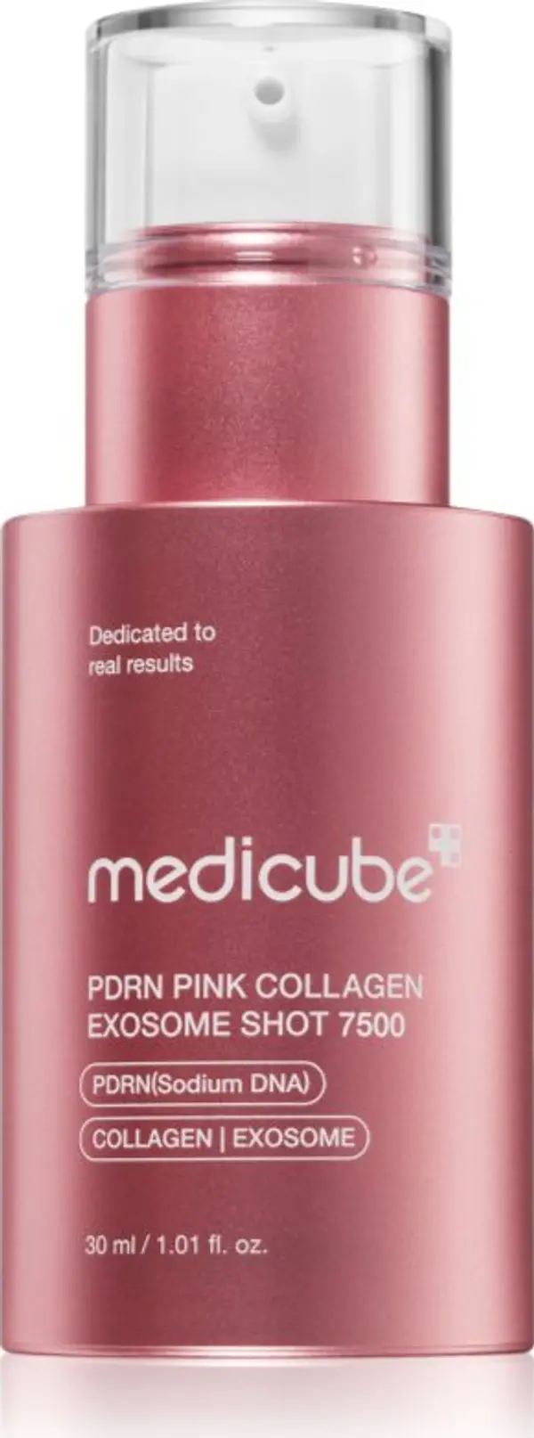 Medicube medicube PDRN Pink Exosome Shot Serum 7500 регенериращ серум за лице за изглаждане на кожата и минимизиране на порите 30 мл.