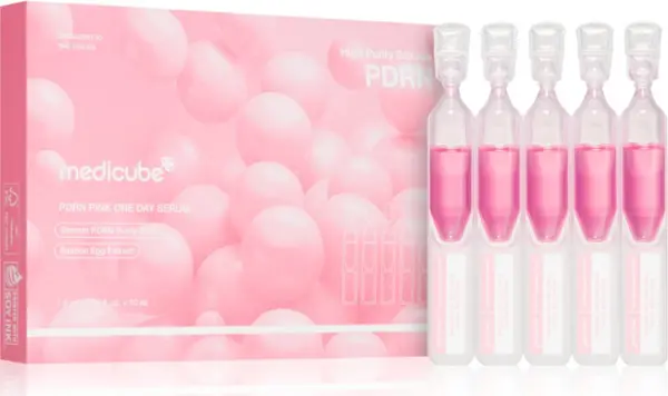 Medicube medicube PDRN Pink One Day Serum възстановяващ серум за лице за освежаване и хидратация 10x1.5 мл.