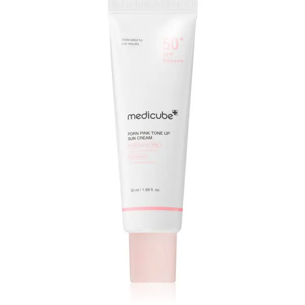 Medicube medicube PDRN Pink Tone Up Sun Cream хидратиращ защитен крем SPF 50 50 мл.