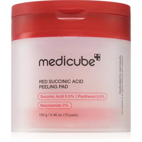 Medicube Medicube Red Succinic Acid Peeling Pad ексфолиращи възглавнички за проблемна кожа 70 бр.