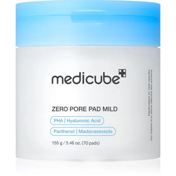 Medicube medicube Zero Pore Pad Mild ексфолиращи тампони за лице за чувствителна кожа на лицето 70 бр.