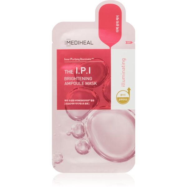 MEDIHEAL MEDIHEAL Ampoule Mask The I.P.I озаряваща платнена маска с подхранващ ефект 27 мл.