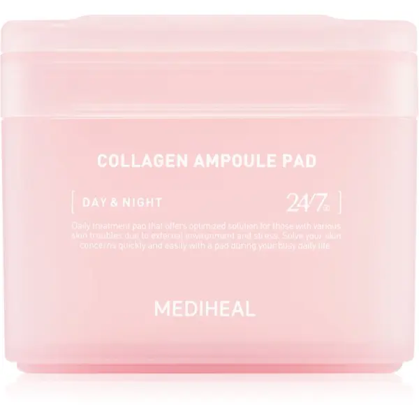 MEDIHEAL MEDIHEAL Collagen Ampoule Pad тонизиращи възглавнички за хидратиране и изпъване на кожата 100 бр.
