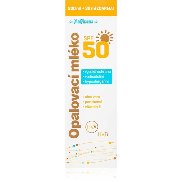 MedPharma MedPharma Suntan Lotion SPF50 крем за тен с висока UV защита 230 мл.