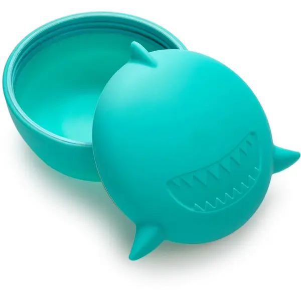Melii Melii Silicone Bowl with Lid кутия за закуска Shark 350 мл.