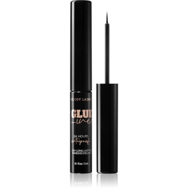 Melody Lashes Melody Lashes Glue Liner лепило за изкуствени мигли Черно 3 мл.