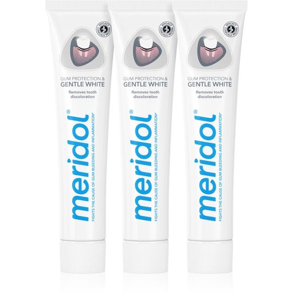 Meridol Meridol Gum Protection Whitening избелваща паста за зъби 3 x 75 мл.