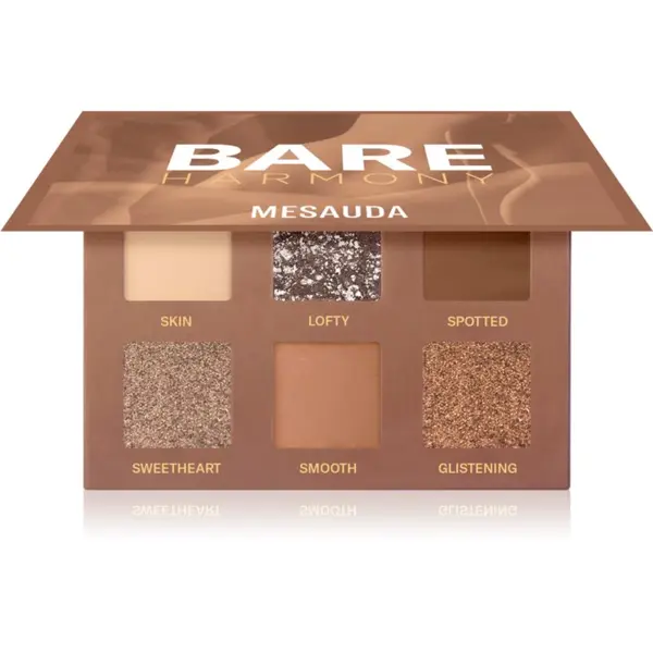 Mesauda Mesauda Bare Harmony палитра от сенки за очи цвят 206 Timeless Nude 6x1 гр.