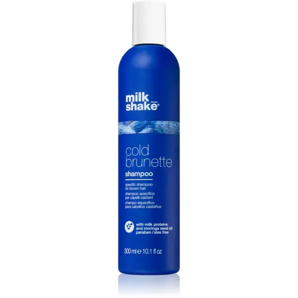 milk_shake® milk_shake® Cold Brunette Shampoo шампоан, неутрализиращ жълтите нюанси за коса с кафяви нюанси 300 мл.