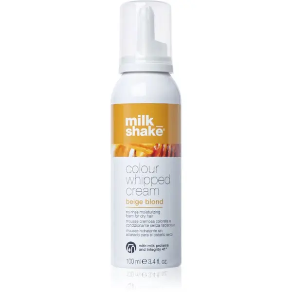 milk_shake® milk_shake® Colour Whipped Cream тонираща пяна за всички видове коса Beige Blond 100 мл.