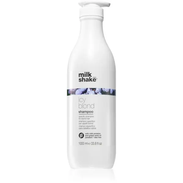 milk_shake® milk_shake® Icy Blond Shampoo шампоан, неутрализиращ жълтите нюанси за руса коса 1000 мл.