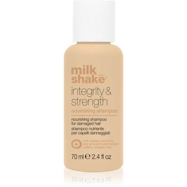 milk_shake® milk_shake® Integrity & Strength Nourishing Shampoo подхранващ шампоан за увредена коса 70 мл.