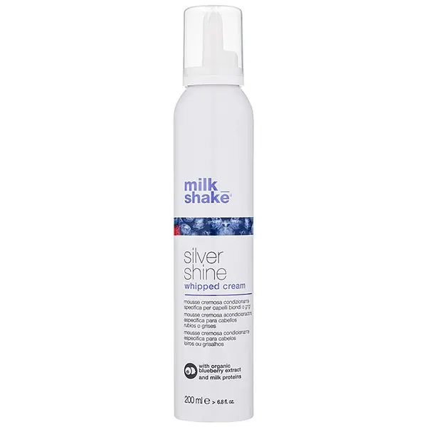 milk_shake® milk_shake® Silver Shine крем-пяна за руса коса неутрализиращ жълтеникавите оттенъци 200 мл.