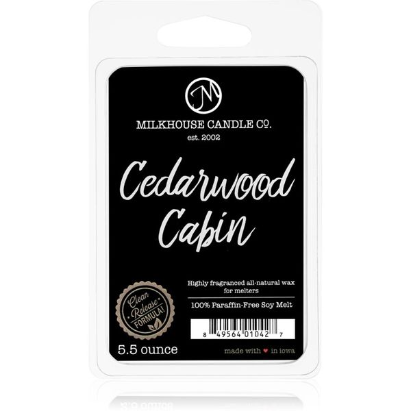 Milkhouse Candle Co. Milkhouse Candle Co. Creamery Cedarwood Cabin восък за арома-лампа 155 гр.