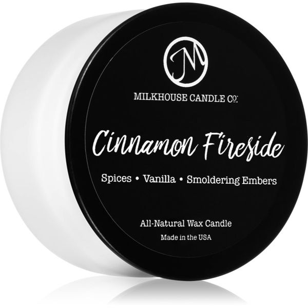 Milkhouse Candle Co. Milkhouse Candle Co. Creamery Cinnamon Fireside ароматна свещ Sampler Tin 42 гр.