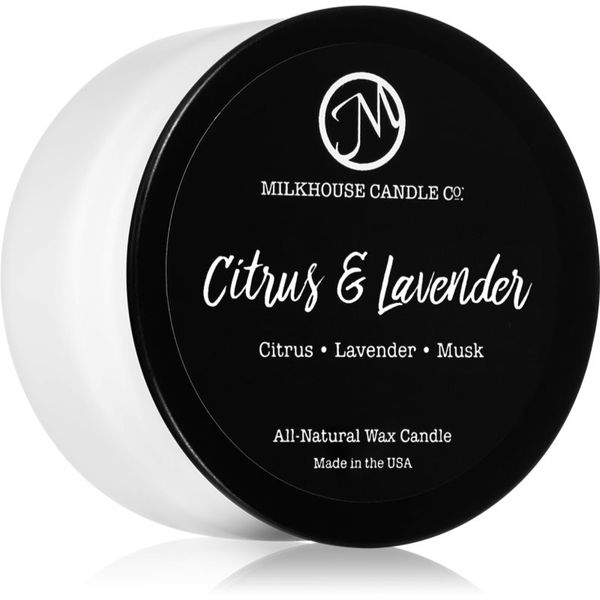 Milkhouse Candle Co. Milkhouse Candle Co. Creamery Citrus & Lavender ароматна свещ Sampler Tin 42 гр.