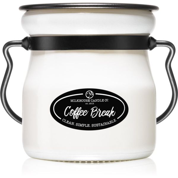 Milkhouse Candle Co. Milkhouse Candle Co. Creamery Coffee Break ароматна свещ Cream Jar 142 гр.