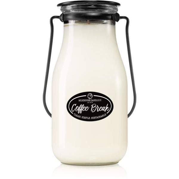 Milkhouse Candle Co. Milkhouse Candle Co. Creamery Coffee Break ароматна свещ Milkbottle 397 гр.