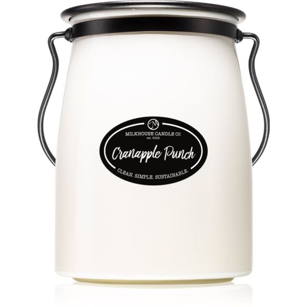 Milkhouse Candle Co. Milkhouse Candle Co. Creamery Cranapple Punch ароматна свещ Butter Jar 624 гр.