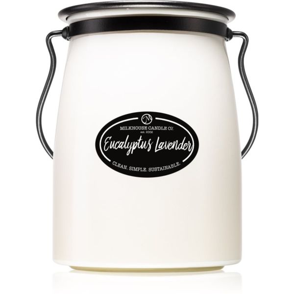 Milkhouse Candle Co. Milkhouse Candle Co. Creamery Eucalyptus Lavender ароматна свещ Butter Jar 624 гр.