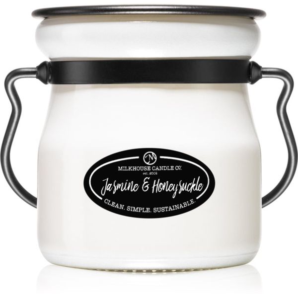 Milkhouse Candle Co. Milkhouse Candle Co. Creamery Jasmine & Honeysuckle ароматна свещ Cream Jar 142 гр.