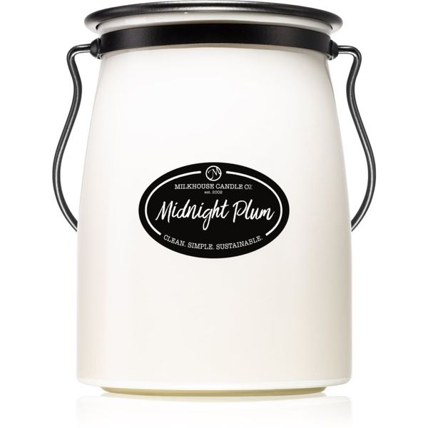 Milkhouse Candle Co. Milkhouse Candle Co. Creamery Midnight Plum ароматна свещ Butter Jar 624 гр.