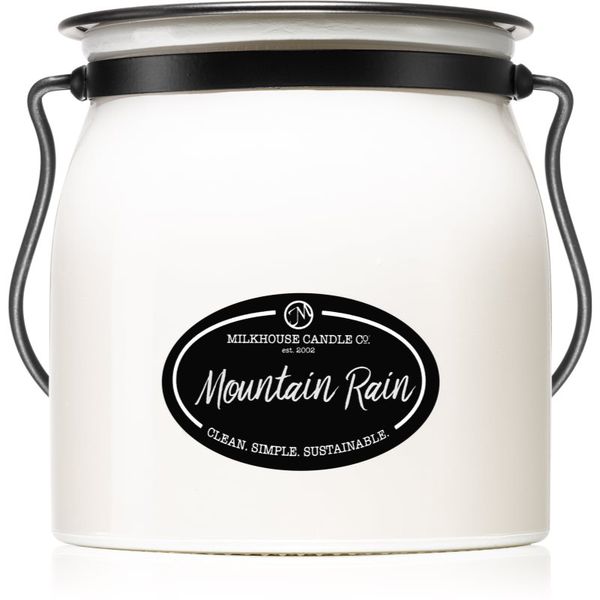 Milkhouse Candle Co. Milkhouse Candle Co. Creamery Mountain Rain ароматна свещ Butter Jar 454 гр.