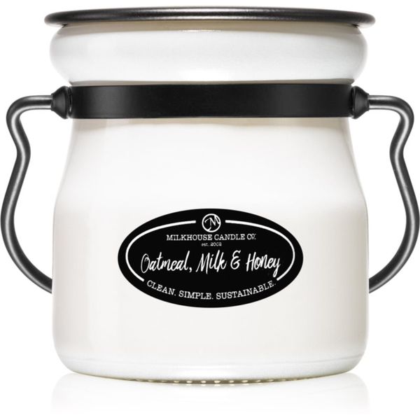 Milkhouse Candle Co. Milkhouse Candle Co. Creamery Oatmeal, Milk & Honey ароматна свещ Cream Jar 142 гр.