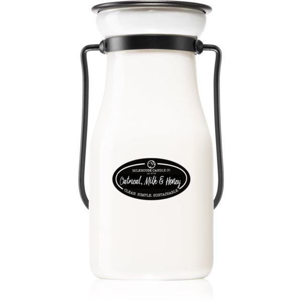 Milkhouse Candle Co. Milkhouse Candle Co. Creamery Oatmeal, Milk & Honey ароматна свещ Milkbottle 226 гр.