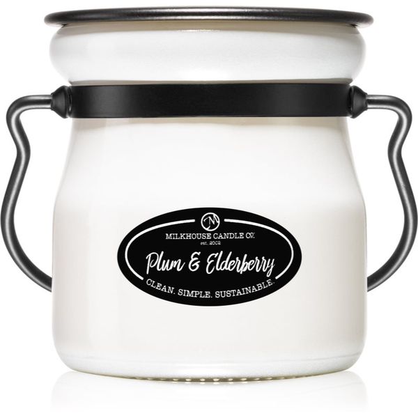 Milkhouse Candle Co. Milkhouse Candle Co. Creamery Plums & Elderberry ароматна свещ Cream Jar 142 гр.