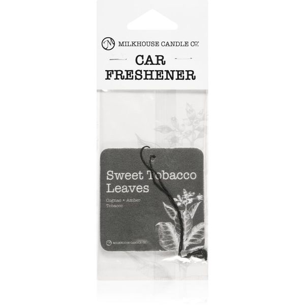 Milkhouse Candle Co. Milkhouse Candle Co. Creamery Sweet Tobacco Leaves ароматизирана свещ за колата 1 бр.