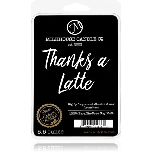Milkhouse Candle Co. Milkhouse Candle Co. Creamery Thanks A Latte восък за арома-лампа 155 гр.