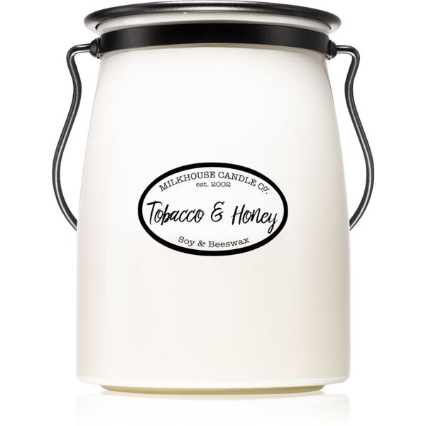 Milkhouse Candle Co. Milkhouse Candle Co. Creamery Tobacco & Honey ароматна свещ Butter Jar 624 гр.