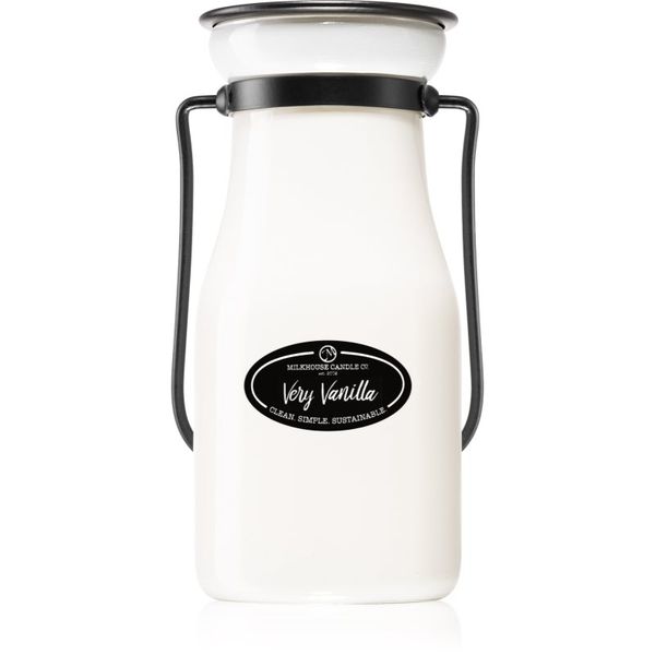 Milkhouse Candle Co. Milkhouse Candle Co. Creamery Very Vanilla ароматна свещ Milkbottle 227 гр.