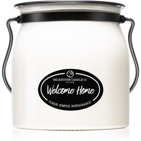 Milkhouse Candle Co. Milkhouse Candle Co. Creamery Welcome Home ароматна свещ  Butter Jar 454 гр.