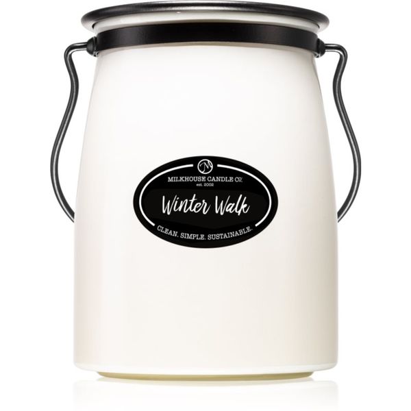 Milkhouse Candle Co. Milkhouse Candle Co. Creamery Winter Walk ароматна свещ Butter Jar 624 гр.
