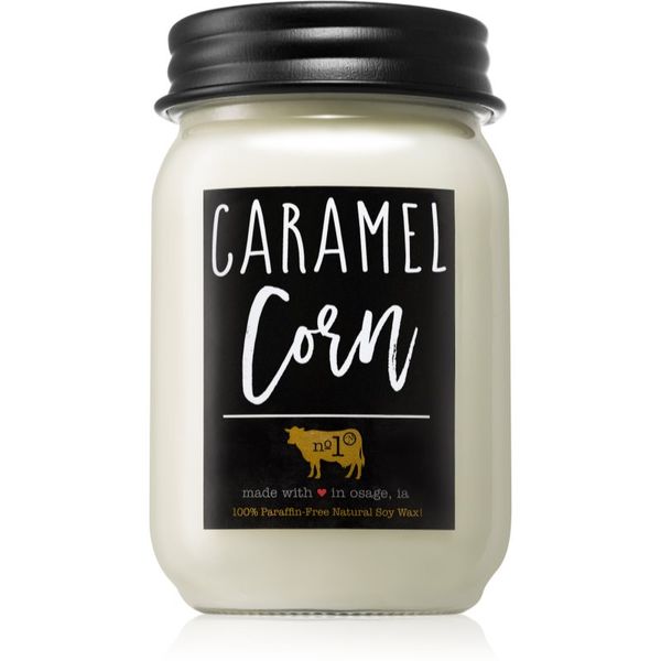Milkhouse Candle Co. Milkhouse Candle Co. Farmhouse Caramel Corn ароматна свещ Mason Jar 368 гр.