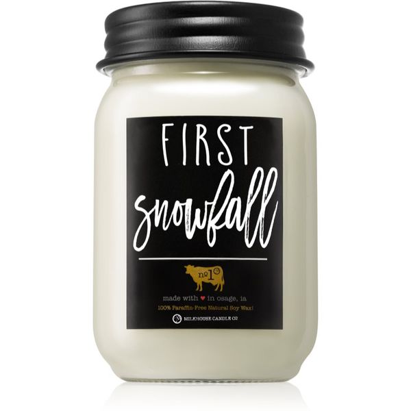 Milkhouse Candle Co. Milkhouse Candle Co. Farmhouse First Snowfall ароматна свещ Mason Jar 369 гр.