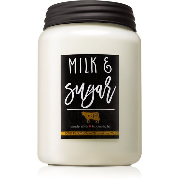 Milkhouse Candle Co. Milkhouse Candle Co. Farmhouse Milk & Sugar ароматна свещ Mason Jar 737 гр.
