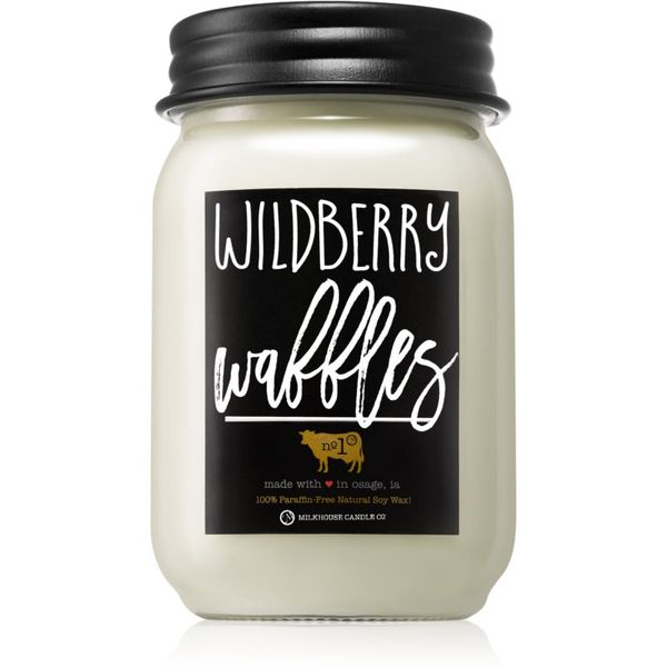 Milkhouse Candle Co. Milkhouse Candle Co. Farmhouse Wildberry Waffles ароматна свещ Mason Jar 369 гр.