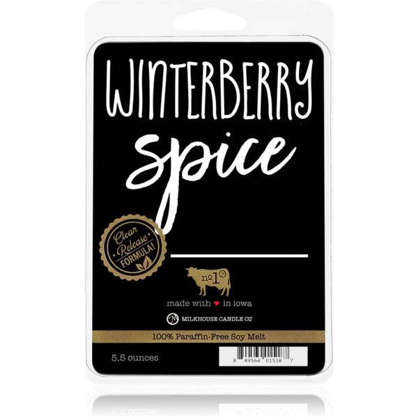 Milkhouse Candle Co. Milkhouse Candle Co. Farmhouse Winterberry Spice восък за арома-лампа 155 гр.